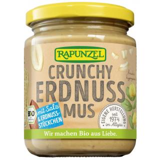 Erdnussmus Crunchy mit Salz 250 g