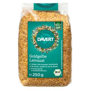Leinsaat goldgelb